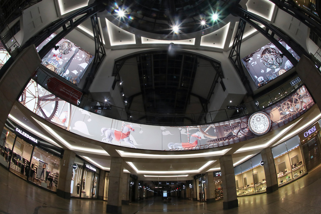 Écran géant-LED-intérieur centre commercial 