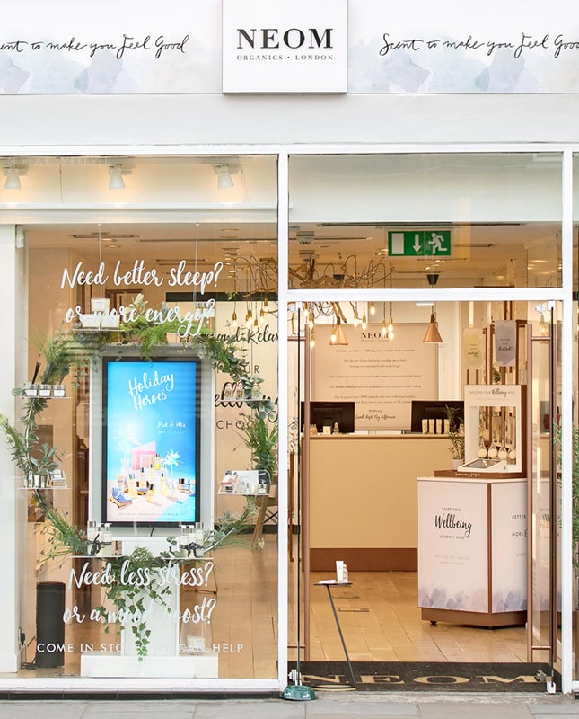 Ecran vitrine haute luminosité boutique