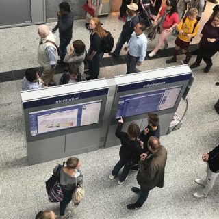 Afficheur vidéo d'info gare