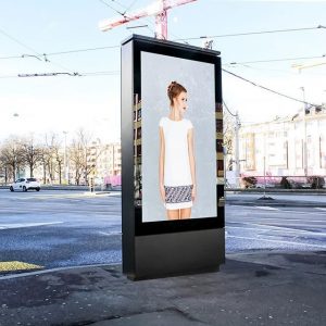 totem publicitaire design