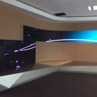 Mur led sur mesure à Alcatel