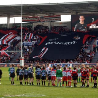 Ecran geant stade toulouse rugby