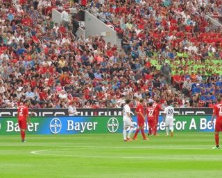 Panneau LED bord de stade en Allemagne