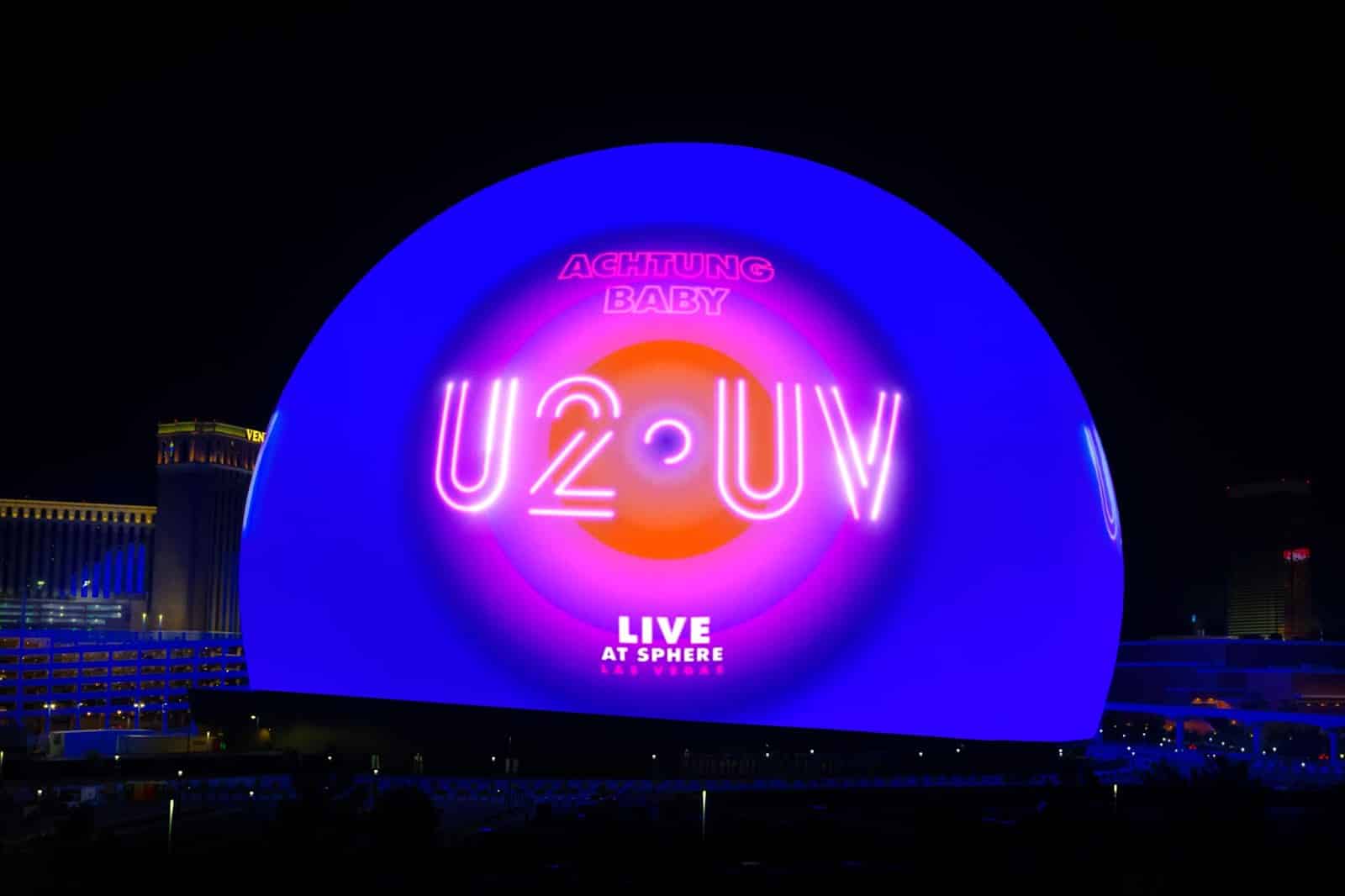 sphere de las vegas concert u2