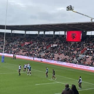 ecran geant led toulouse rugby