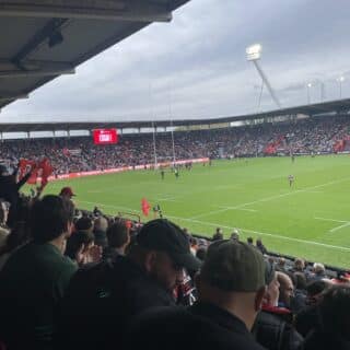 ecran geant led du stade toulousain rugby