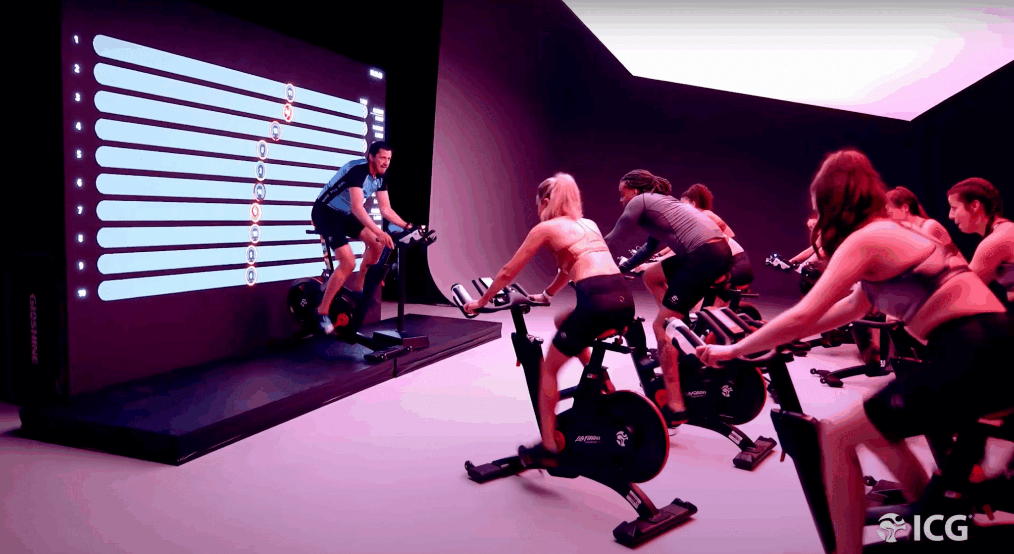 ECRAN LED SALLE DE SPORT FITNESS