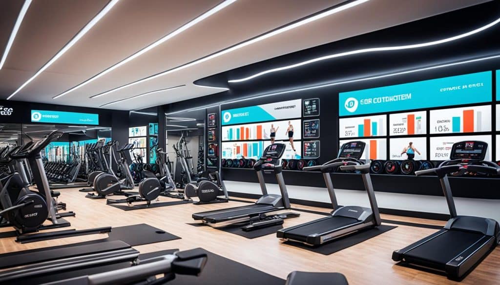 ECRAN LED SUIVI PERFORMANCE FITNESS