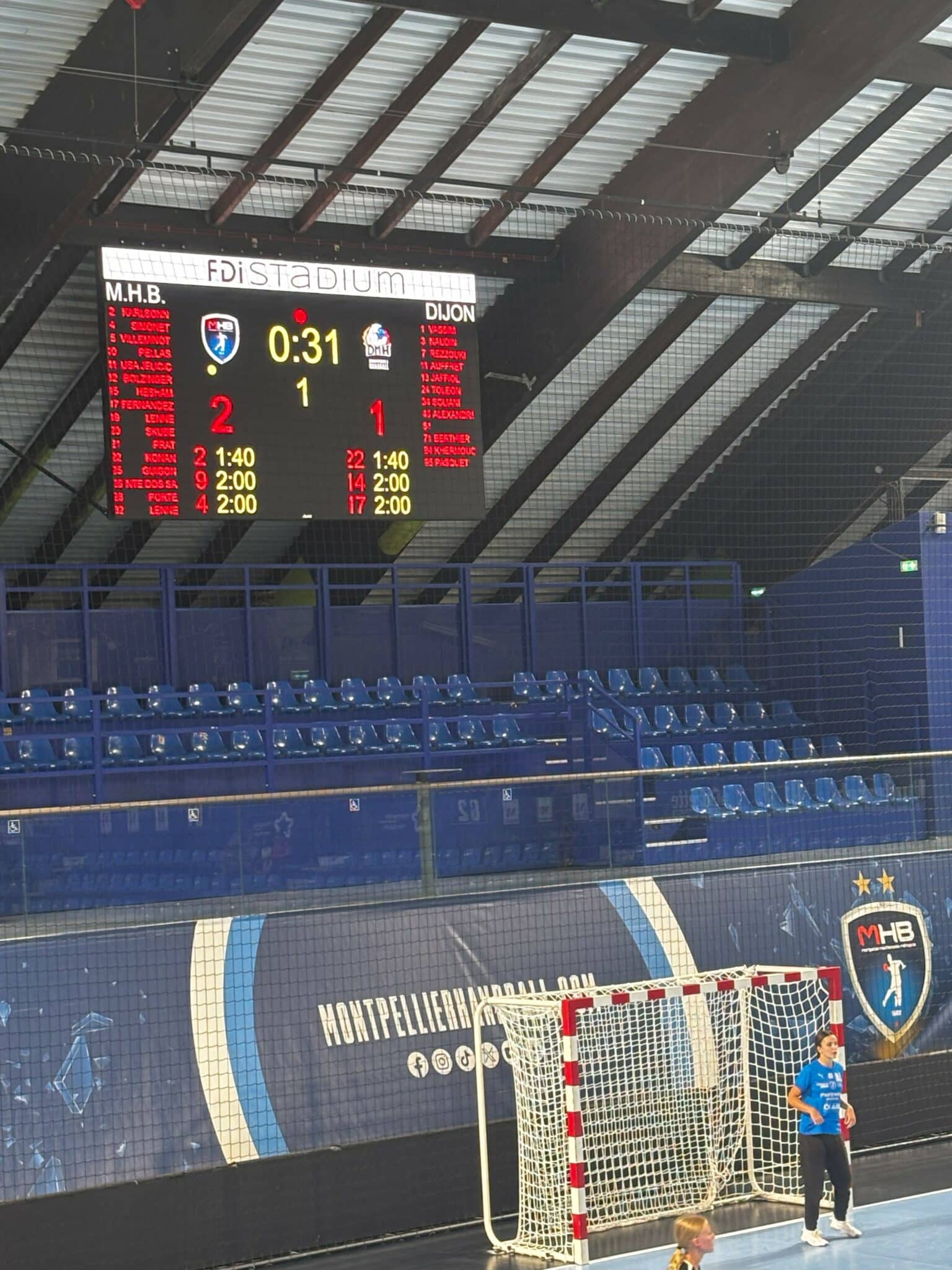 ecran score handball basket 