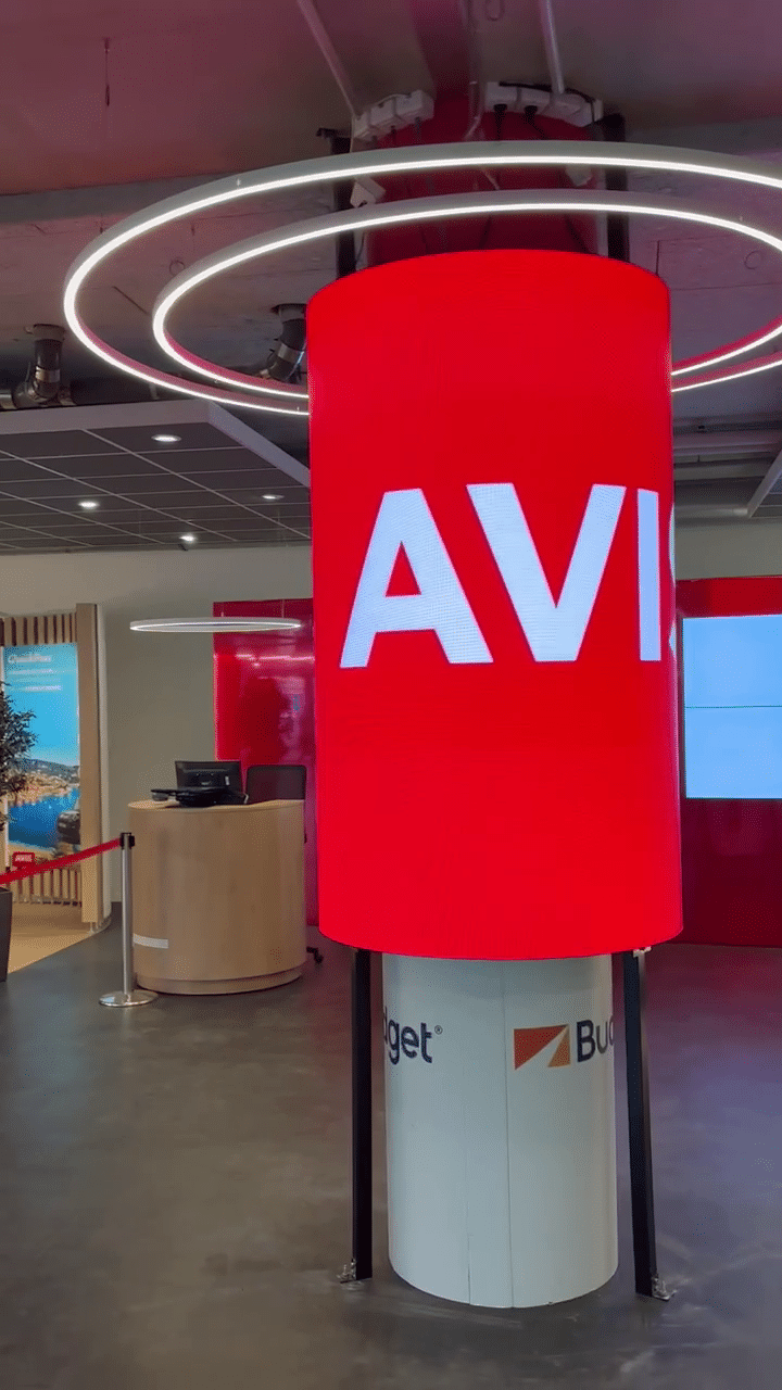 ecran led nice avis aeroport