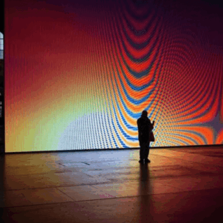 effet moiré sur un ecran led