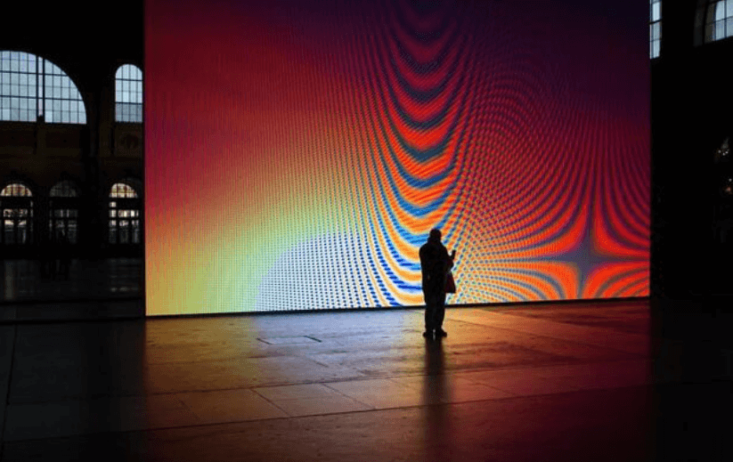 effet moiré sur un ecran led