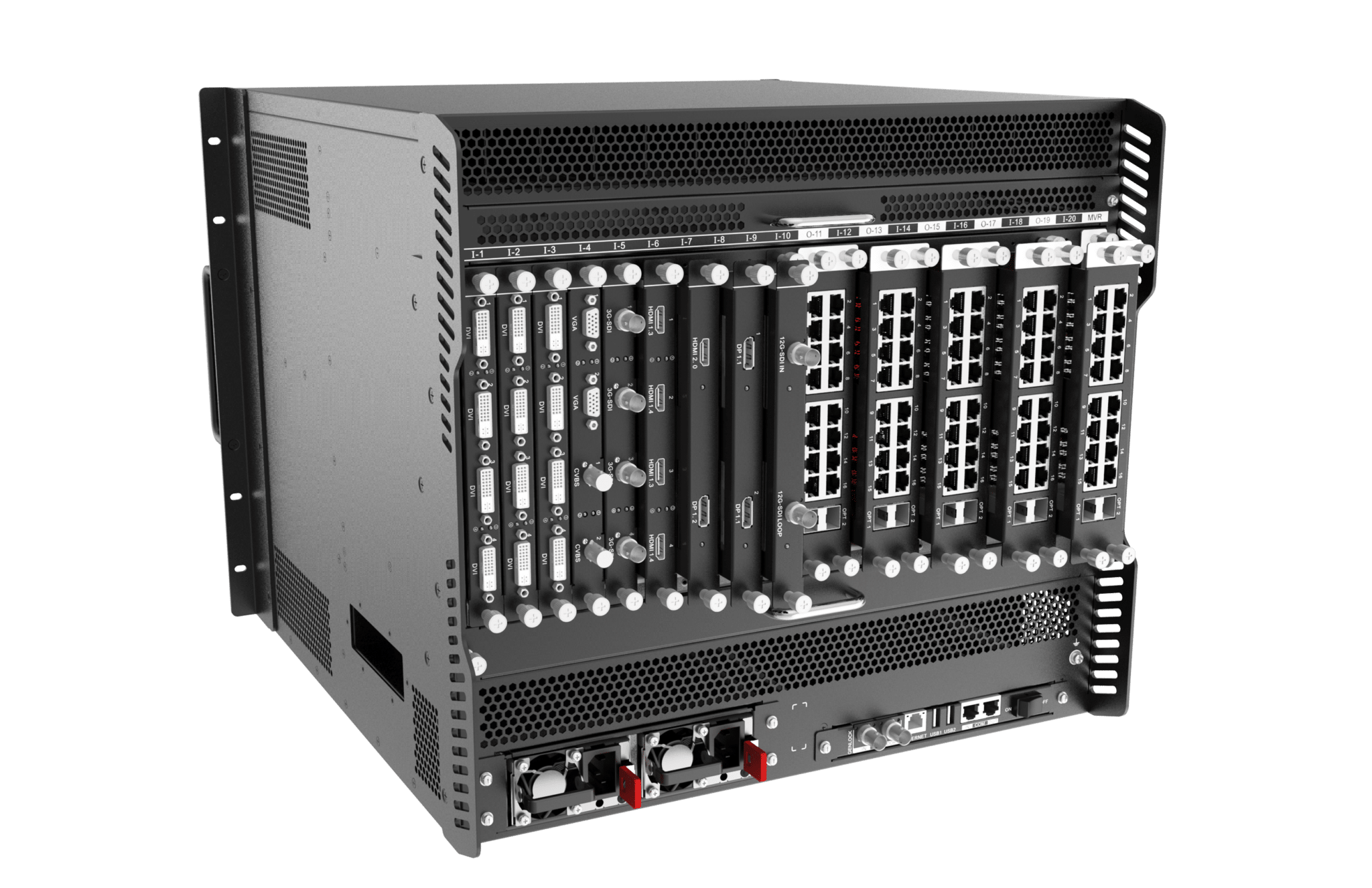 Novastar H9 — splicer vidéo vue de face
