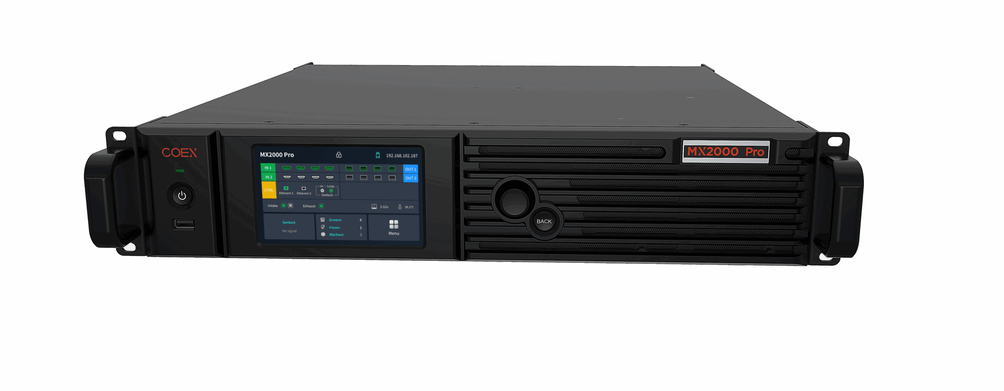 Novastar MX2000 Pro — vue de face